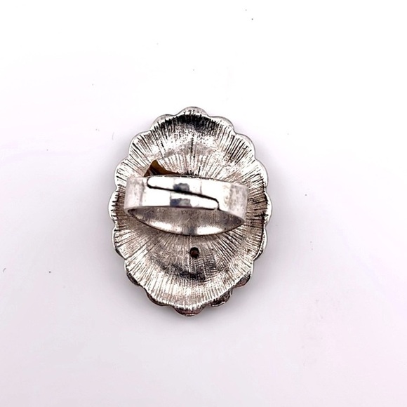Prairie GROVE LEOPARD SILVERTONE RING - Picture 3 of 4